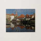 Puzzle Château, rivière Vltava, Cesky Krumlov, (Horizontal)