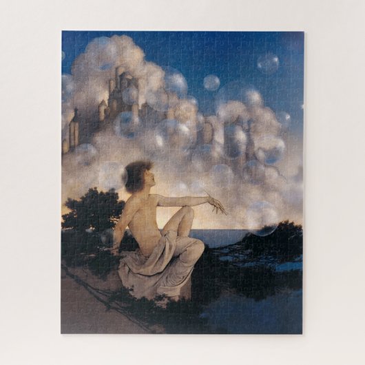 Puzzle Châteaux en Espagne de Maxfield Parrish 1904 Fanta (Vertical)