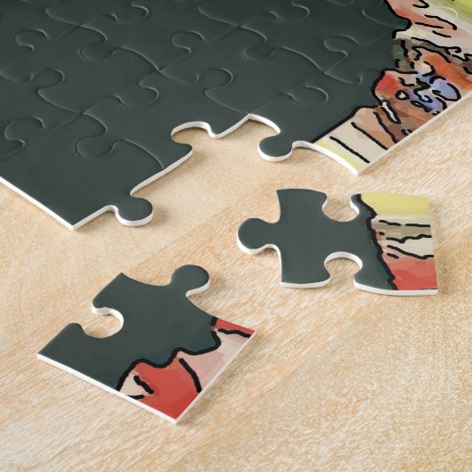 Puzzle ChatNoir à l'étage (Côté)