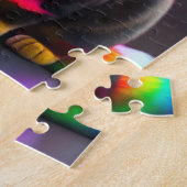Puzzle Chaton avec lumières néon, Chat (Côté)