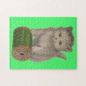 Puzzle Chaton blanc Corticelli 1930 (Horizontal)