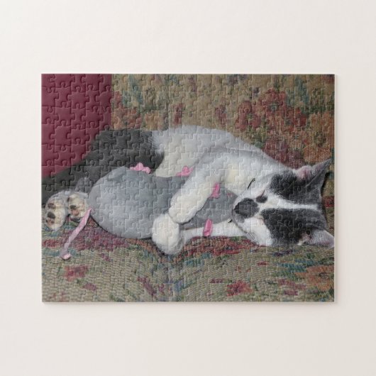 Puzzle Chaton couchant (Horizontal)
