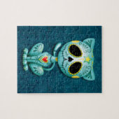 Puzzle Chaton de sucre de zombi, bleu (Horizontal)