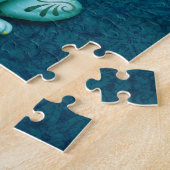 Puzzle Chaton de sucre de zombi, bleu (Côté)