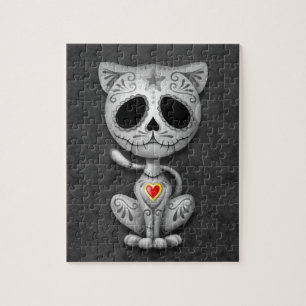 Puzzle Chaton de sucre de zombi, foncé
