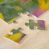 Puzzle Chaton Gris Blanc Papillon Monarque (Côté)