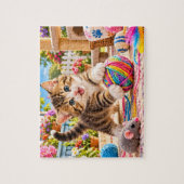 Puzzle Chaton joueur (Vertical)