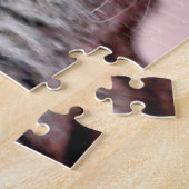Puzzle Chaton mignon avec les yeux bleus (Côté)