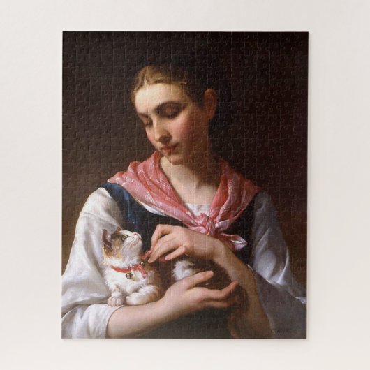 Puzzle Chaton préféré (par Émile Munier) (Vertical)