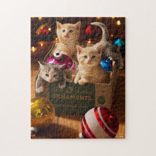 Puzzle Chatons en boîte ornementale