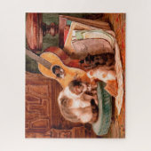 Puzzle Chatons et guitare - Le Vintage des musiciens (Vertical)