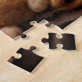 Puzzle chatons orange dormant dans une pile (Côté)