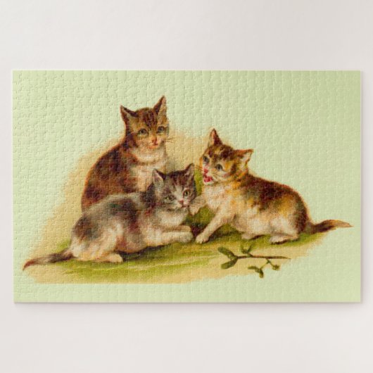 Puzzle chatons victoriens (Horizontal)