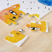 Puzzle Chats à l'aquarelle et amis (Côté)