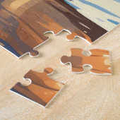 Puzzle Chats Bengal Noël Neige Fêtes (Côté)