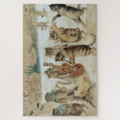 Puzzle Chats Carol Chant de Louis Wain (Vertical)