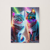 Puzzle Chats colorés (Vertical)