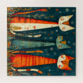 Puzzle Chats colorés mignons (Horizontal)