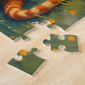 Puzzle Chats Curieux dans le Jardin (Côté)