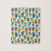 Puzzle Chats dans les pots à fleurs (Vertical)