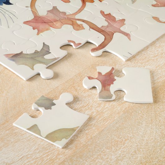 Puzzle Chats dans un Motif d'aquarelle chinois (Côté)