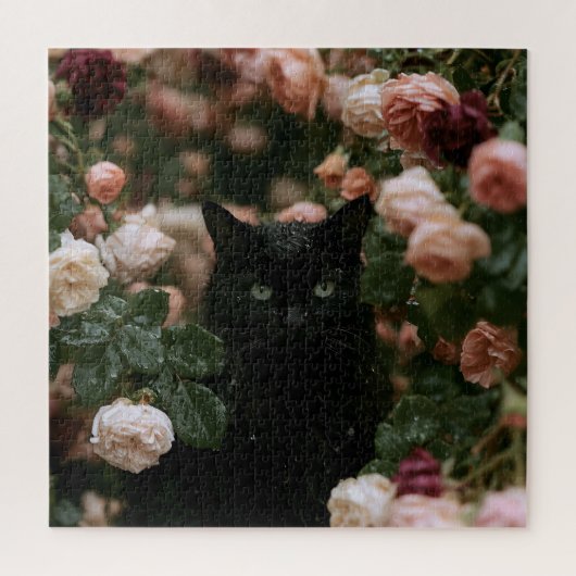 Puzzle Chats de Bloom à Minuit (Vertical)