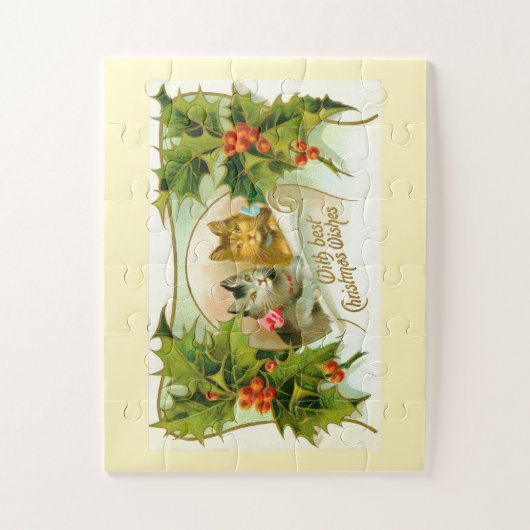 Puzzle Chats de Noël (Vertical)