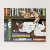 Puzzle Chats de plateau de livres (Horizontal)