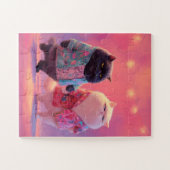 Puzzle Chats de vacances en Hawaiian Chemises Jigsaw Puzz (Horizontal)