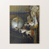 Puzzle Chats élégants vintage mère chat & chatons mignons (Vertical)