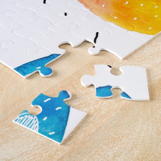 Puzzle Chats et amis à l'aquarelle (Côté)