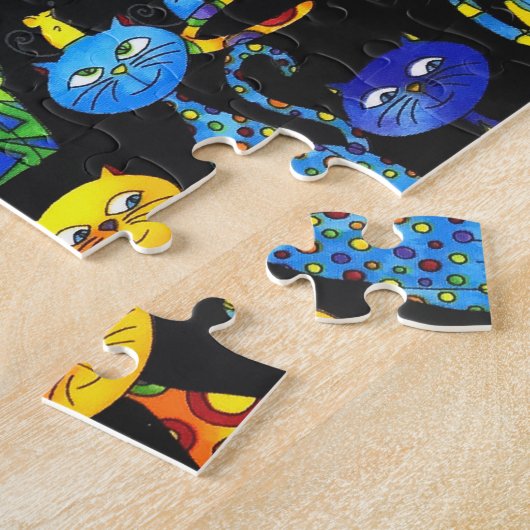Puzzle Chats et souris colorés (Côté)