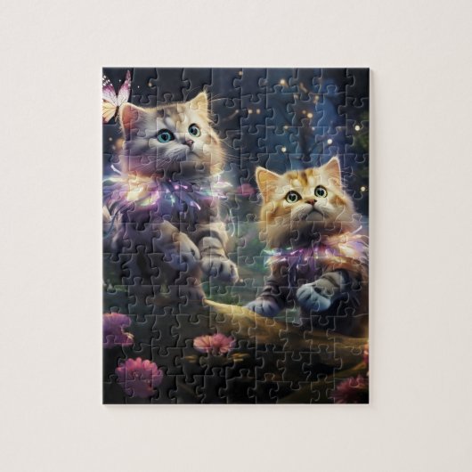 Puzzle Chats étincelants (Vertical)