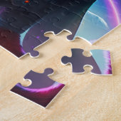 Puzzle Chats guerriers de l'astronaute Futuriste Sci-Fi (Côté)