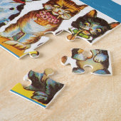 Puzzle chats heureux (Côté)