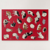 Puzzle Chats japonais (couleur variable) (Horizontal)