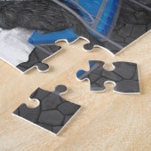 Puzzle Chats jouant au Mahjong (Côté)