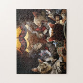 Puzzle Chats jouant au poker (Vertical)