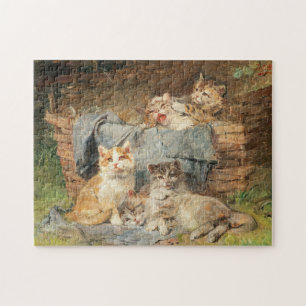Puzzle Chats joueurs   Julius Adam le Jeune