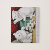 Puzzle Chats Kitties Blanches Jouer Dominoes-Currier & Iv (Vertical)