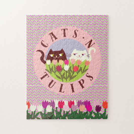 Puzzle Chats mignons drôles (Vertical)