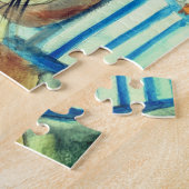 Puzzle Chats Moon Aquarelle Art (Côté)