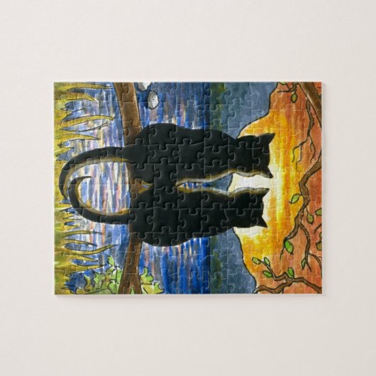 Puzzle Chats noirs du chat 582 (Horizontal)