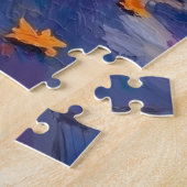 Puzzle Chats noirs en costumes d'Halloween (Côté)