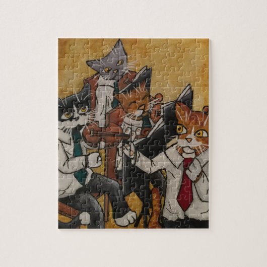 Puzzle Chats orchestraux (Vertical)