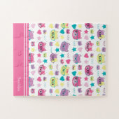 Puzzle Chats Pastel cool Avec Verres Motif, Rose (Horizontal)