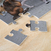 Puzzle Chats sur les étapes de palais (Côté)