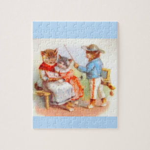 Puzzle Chats victoriens en chats