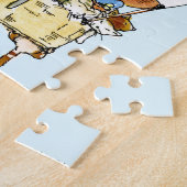Puzzle Chats Volants Dessin Animé Drôle (Côté)