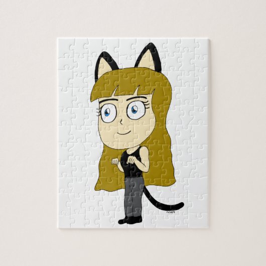 Puzzle chatte chibi (Vertical)